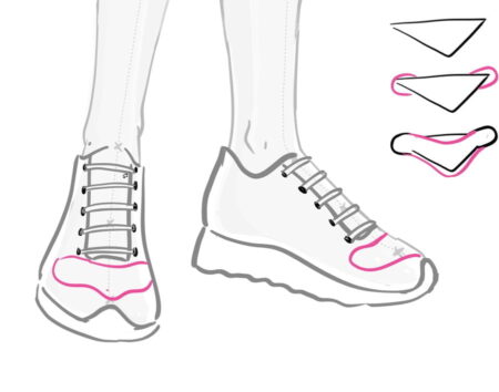 How To Draw Trainers step by step 10 &ndash; accessories, shoes, trainers &ndash; How To Draw Trainers