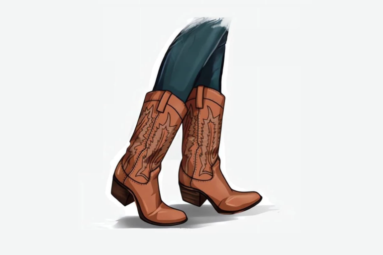 How To Draw Cowboy Boots step by step tutorial cover 1 2 &ndash; boots, cowboy boots, how to draw shoes, shoes &ndash; How to draw cowboy boots