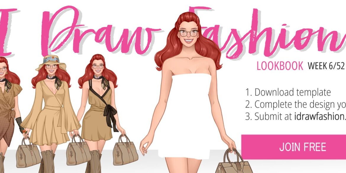 Lookboook Fashion Design Challenge Week 6 Cover &ndash; LookBook &ndash; Week 6 /52 - Wrap Dress