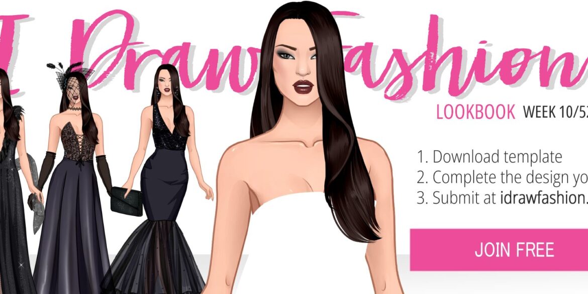 Lookboook Fashion Design Challenge Week 10Cover &ndash; LookBook &ndash; Week 10 /52 - Black Textures