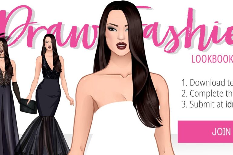 Lookboook Fashion Design Challenge Week 10Cover &ndash; challenge, contest, fashion illustration, goth, lookbook &ndash; Week 10 /52 - Black Textures