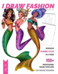16 Mermaids Sketchbook cover 100 Professional Figure Templates for Fashion Designers &ndash; Mermaids