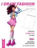 20 Skate Girl Sketchbook cover 100 Professional Figure Templates for Fashion Designers &ndash; Skater Girl