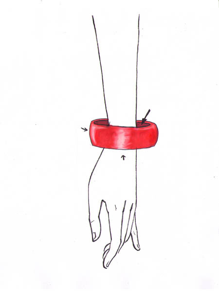 Draw bracelet 06 &ndash; accessories, bracelet, hand, jewelry &ndash; How to draw a bracelet in 6 Easy Steps