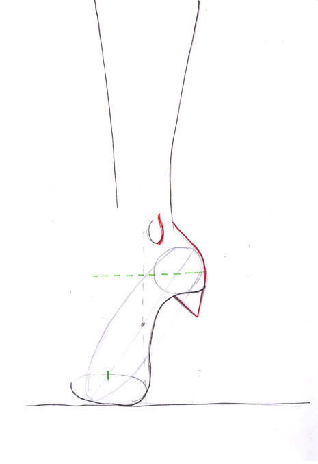 Draw high heels 05 &ndash; draw high heels, heels, how to draw shoes, shoes &ndash; How to draw high heels