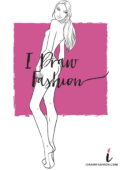Back View Fashion Template - women croquis 