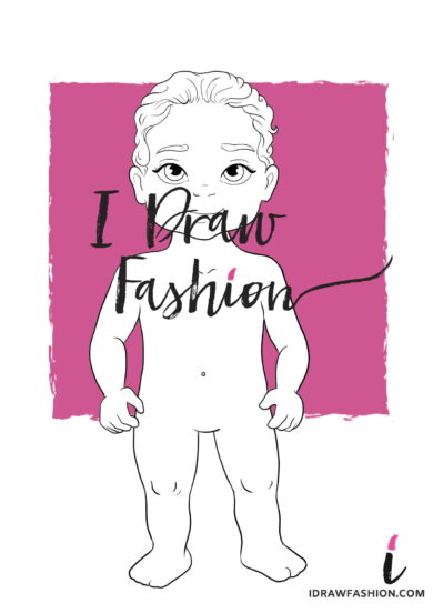 Little Boy Fashion Template - kids croquis