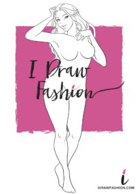 Plus Size Fashion Template - women croqui