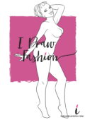 Plus Size Fashion Template - women croqui