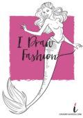 Mermaid Figure Template - Fantasy fashion croquis