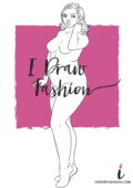 Plus Size Fashion Template - women croqui