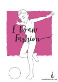 Little Boy Fashion Template playing with a ball- kids croquis