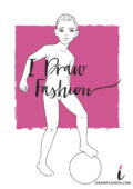 Little Boy Fashion Template playing with a ball - kids croquis