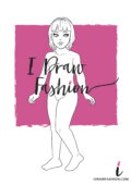 Little girl fashion template - kids children croquis
