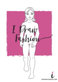 Little girl fashion template - kids children croquis