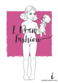Little girl fashion template - kids children croquis