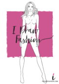 Woman Fashion Template - 9 heads figure croqui