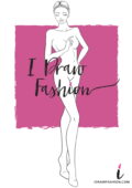 Woman Fashion Template - 9 heads figure croqui