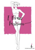 Woman Fashion Template - 9 heads figure croqui