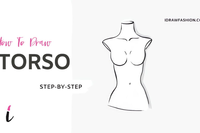 How To Draw Torso step by step tutorial cover – figure – How to draw female torso