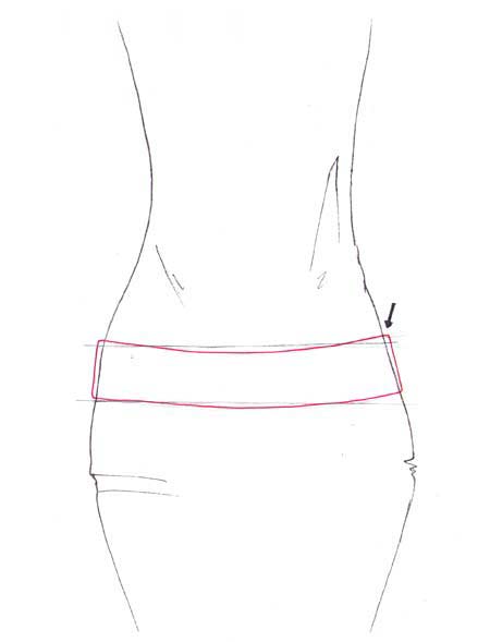 How to draw a belt step 2 &ndash; accessories, belt, hairstyle &ndash; How to draw a belt