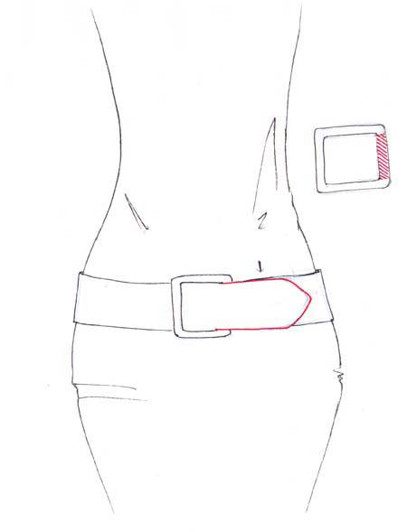 How to draw a belt step 4 &ndash; accessories, belt, hairstyle &ndash; How to draw a belt