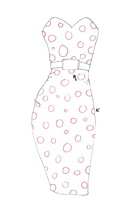 How to draw leopard print step 01 &ndash; animal print, cheetah print, leopard, pattern, print &ndash; How to draw a leopard print