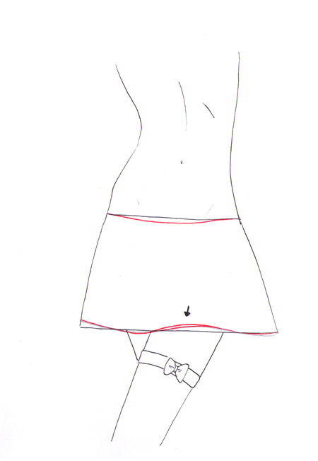 How to draw ruffles 03 1 – draw clothes, folds, ruffle, skirt – How to draw a ruffle skirt
