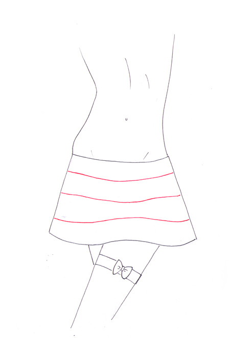 How to draw ruffles 04 1 – draw clothes, folds, ruffle, skirt – How to draw a ruffle skirt