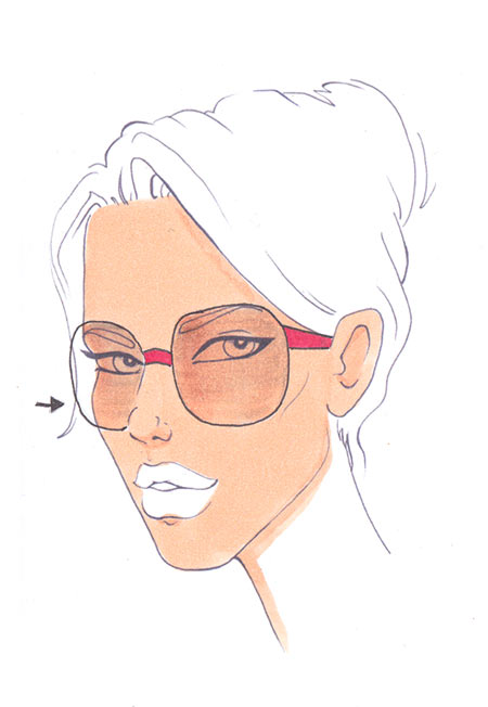 How to draw sunglasses step 4 &ndash; accessories, glasses, sunglasses &ndash; How to draw sunglasses