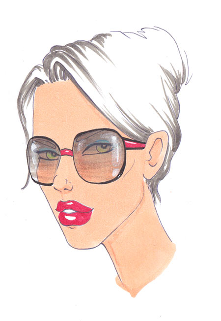 How to draw sunglasses step 9 &ndash; accessories, glasses, sunglasses &ndash; How to draw sunglasses