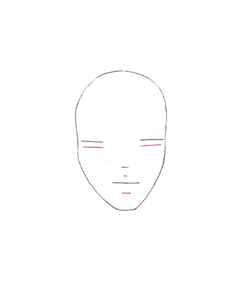 Step 06 &ndash; face, fashion faces, how to draw faces &ndash; How to draw faces
