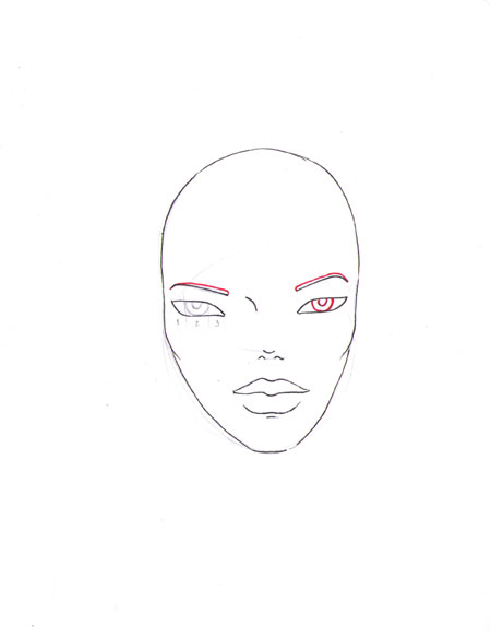 Step 11 &ndash; face, fashion faces, how to draw faces &ndash; How to draw faces