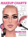 face chart white model oblong &ndash; White Model- Oblong