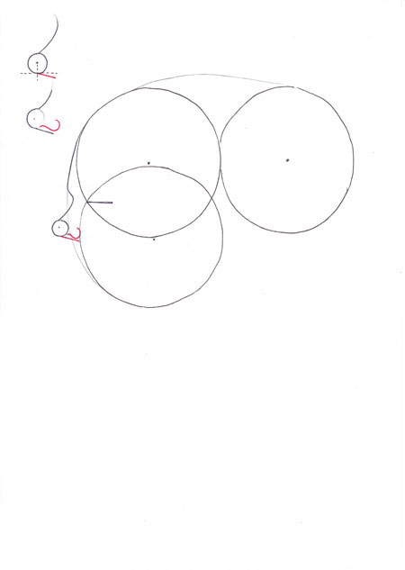 how to draw profile face step 05 &ndash; face, hairstyle, profile, sideways face &ndash; How to draw a profile