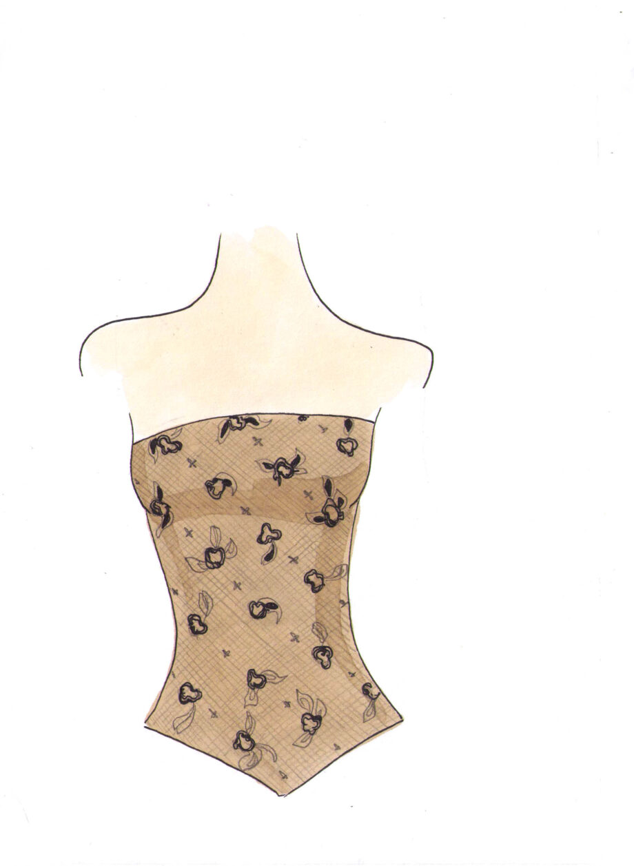 st7 &ndash; chiffon, corset, fabric, lace, transparent fabrics &ndash; How to draw lace