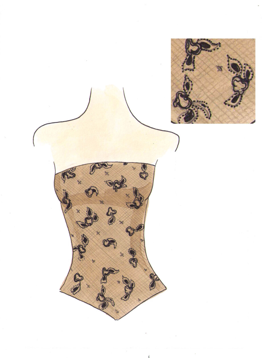 st8 &ndash; chiffon, corset, fabric, lace, transparent fabrics &ndash; How to draw lace