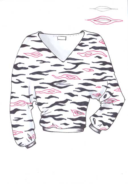 image &ndash; animal print, pattern, print, zebra print &ndash; How to draw zebra print