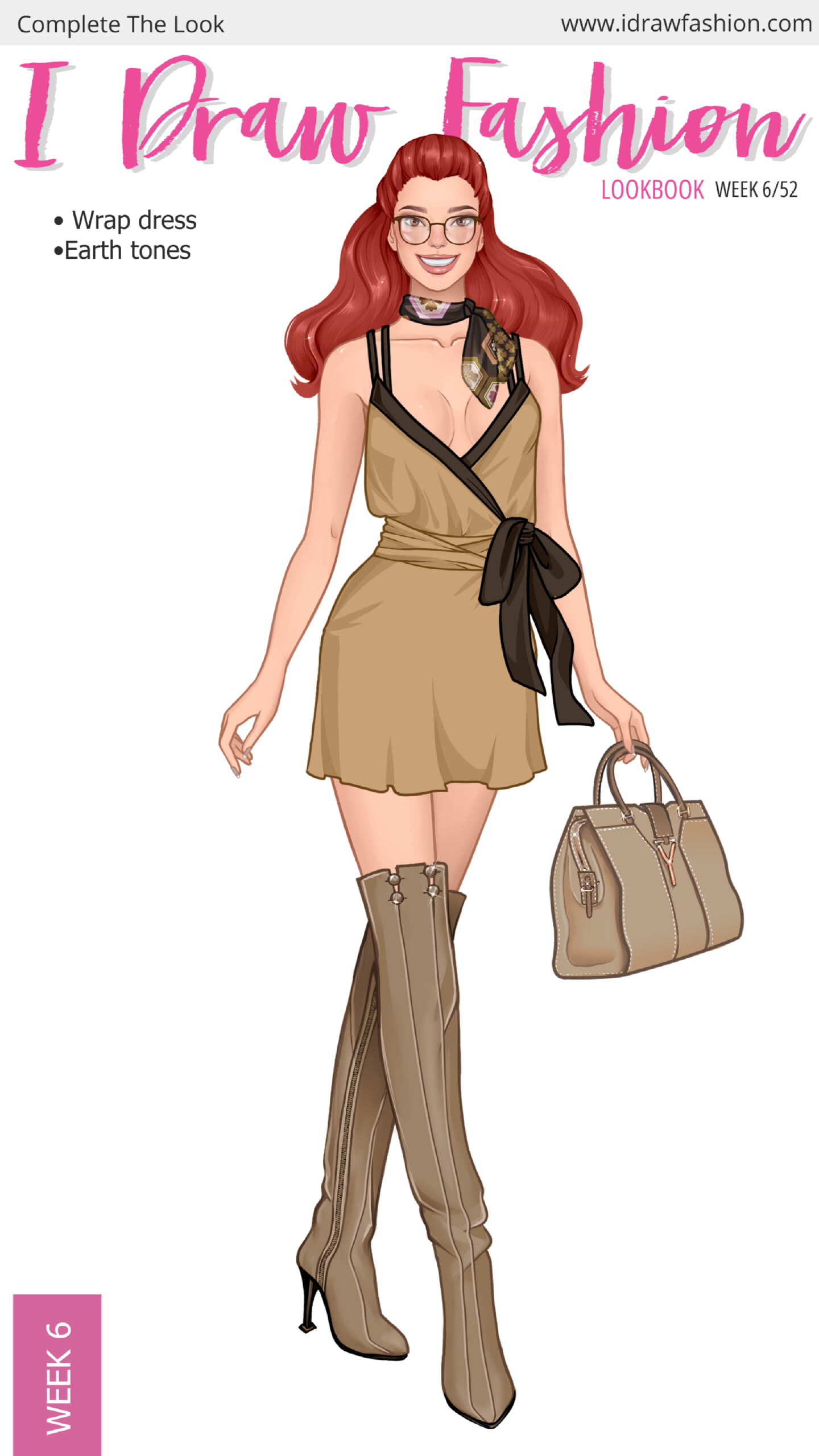 lookbook 61 &ndash; Week 6 /52 - Wrap Dress