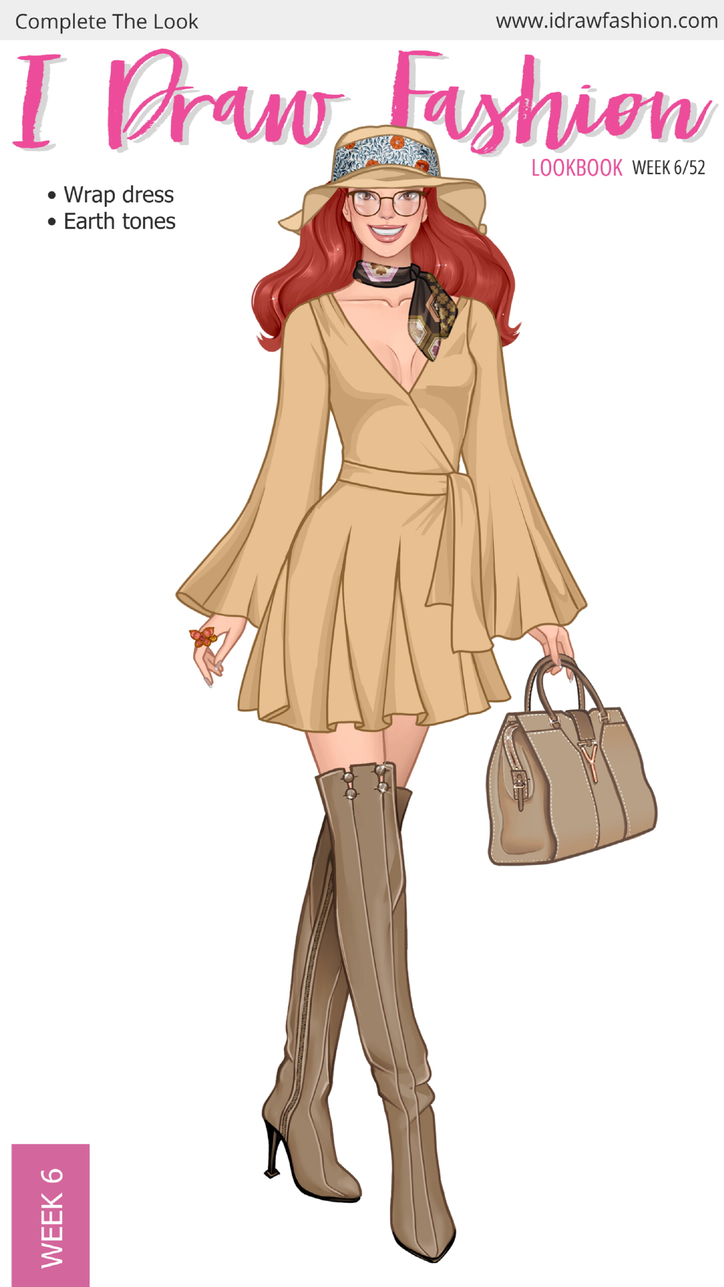lookbook 63 &ndash; Week 6 /52 - Wrap Dress
