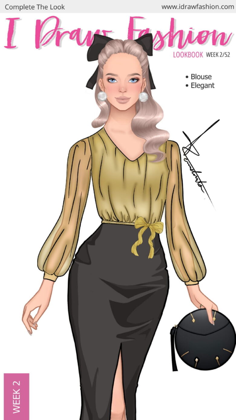 Ermelinda w2 &ndash; Week 2/52 - Elegant Blouse