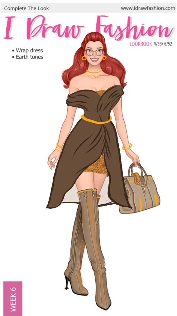 Magaly S &ndash; Week 6 /52 - Wrap Dress