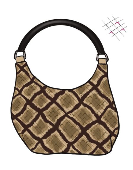 snake skin texture drawing tutorial step 7 is to round up the snake scales shape
