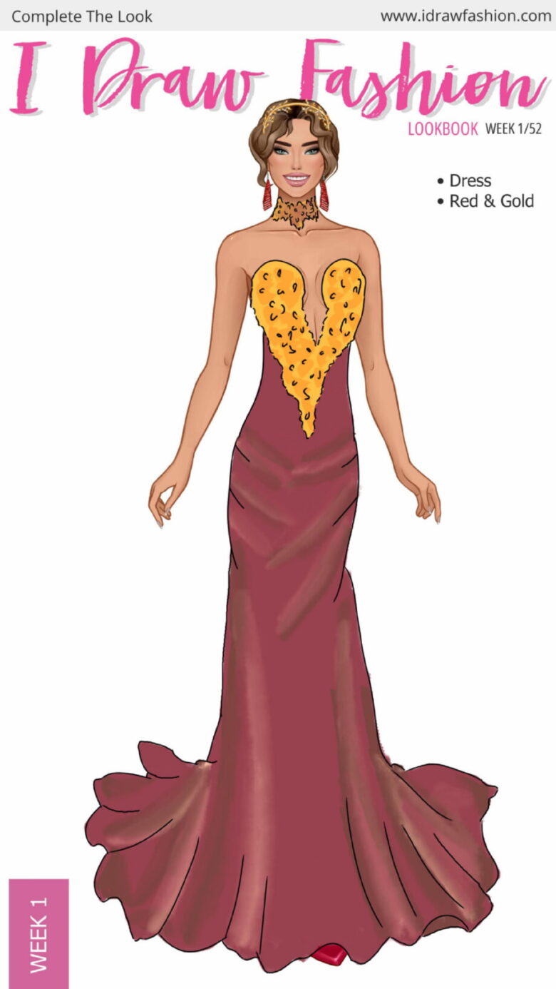 Apoorva – Week 1/52 - Red and Gold