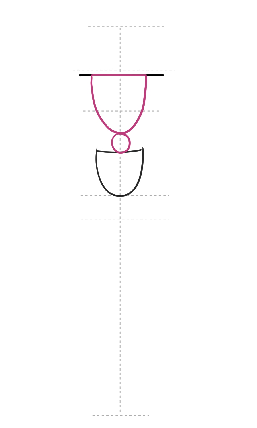 How To Draw the Fashion Figure step 6 &ndash; croqui, fashion figure, proportions &ndash; How to Draw a Fashion Figure for Beginners