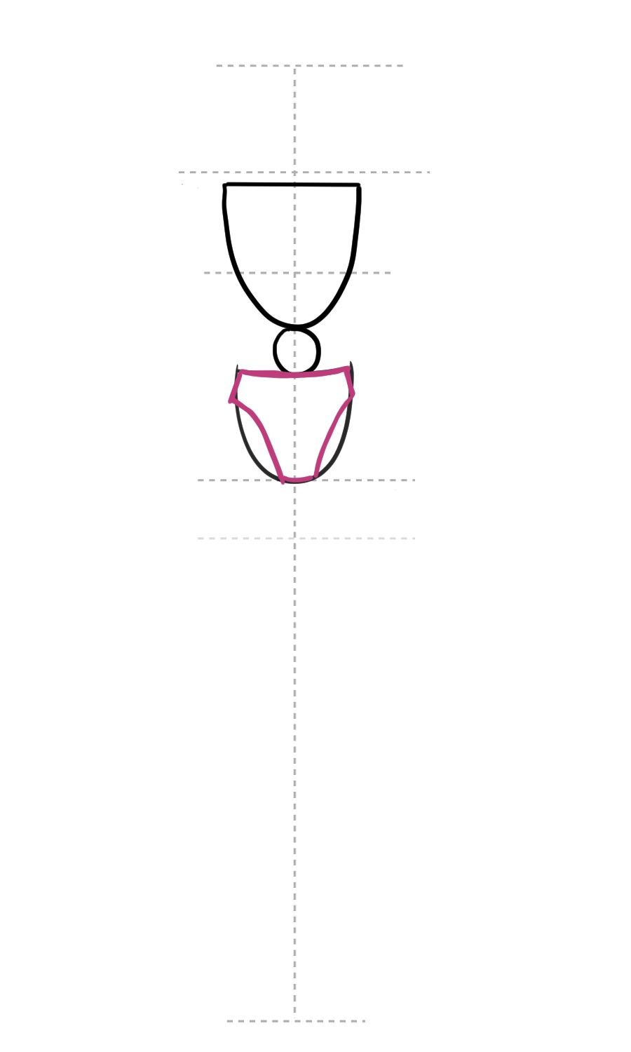 How To Draw the Fashion Figure step 7 &ndash; croqui, fashion figure, proportions &ndash; How to Draw a Fashion Figure for Beginners