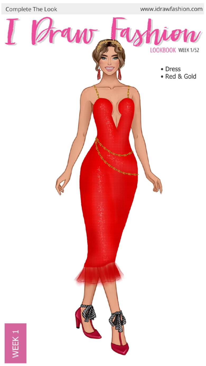 Humairah – Week 1/52 - Red and Gold