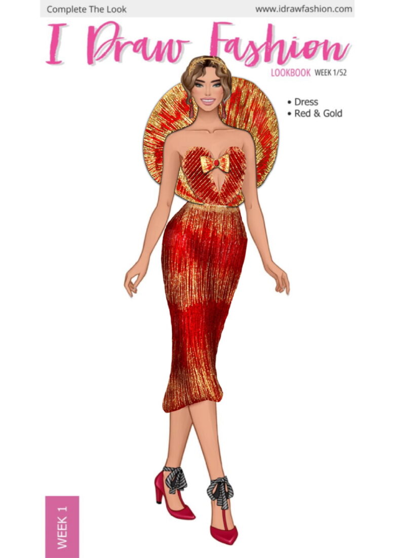 Jasna – Week 1/52 - Red and Gold
