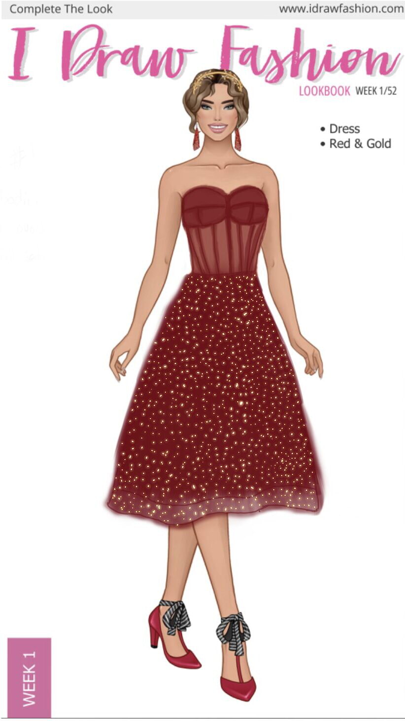 Kate – Week 1/52 - Red and Gold
