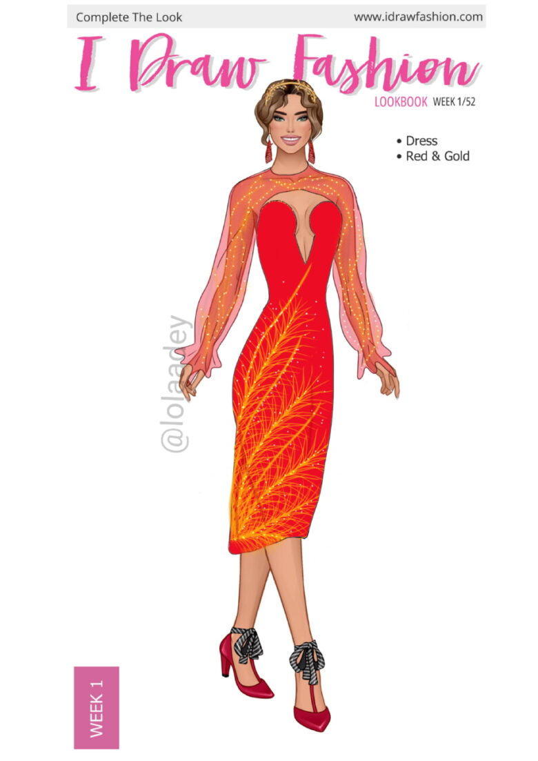 afoldabi – Week 1/52 - Red and Gold